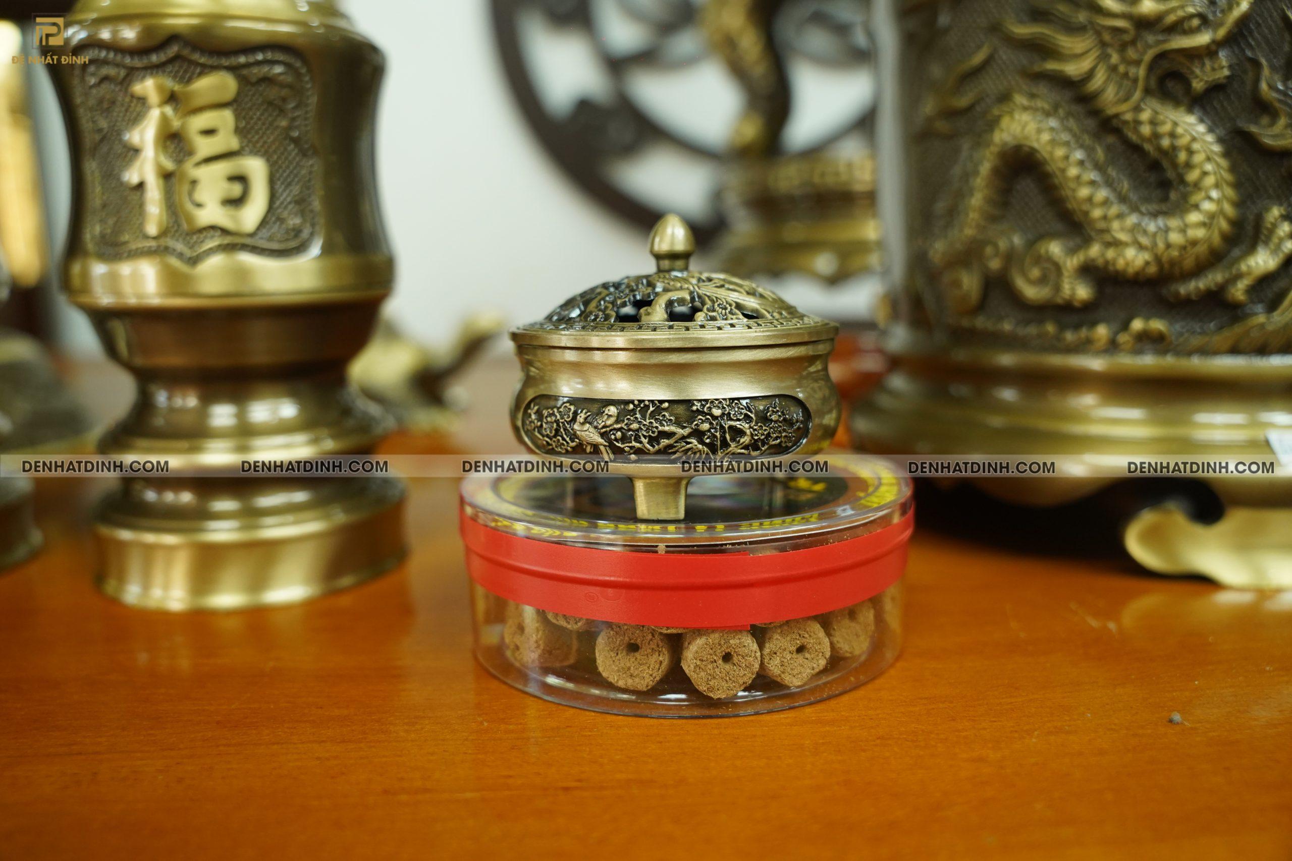 Bộ đỉnh đồng hoa sòi 65 CN đầy đủ 12 món - Ảnh 3