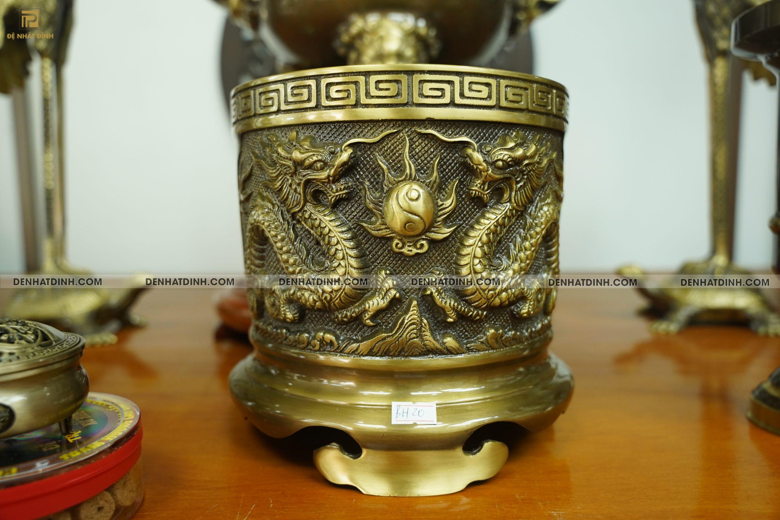 Bộ đỉnh đồng hoa sòi 65 CN đầy đủ 12 món - Ảnh 4