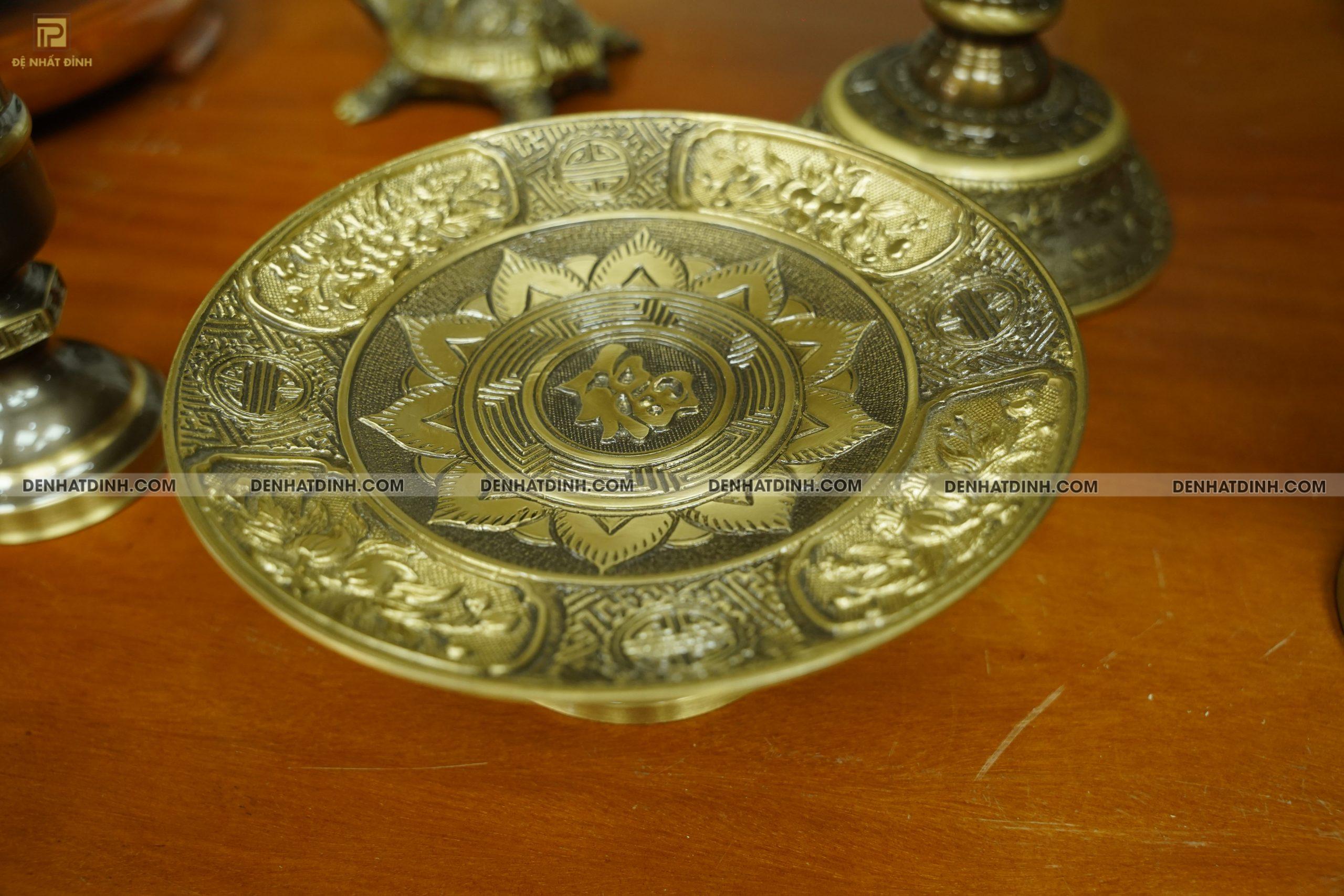 Bộ đỉnh đồng hoa sòi 65 CN đầy đủ 12 món - Ảnh 6
