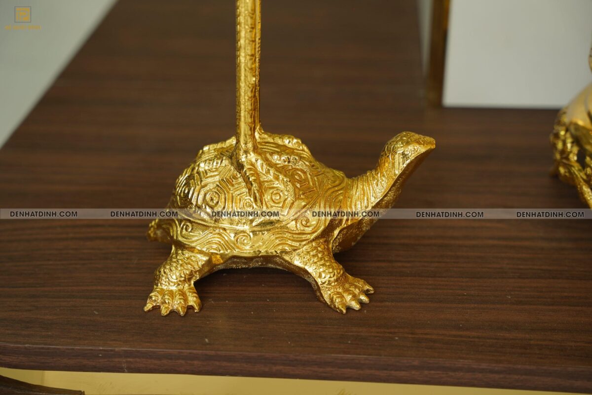 Bộ tam sự hạc song long 65 mẫu 3 dát vàng toàn bộ - Ảnh 3