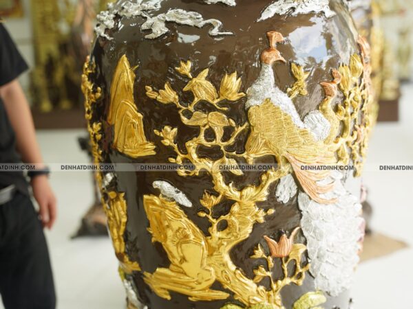 Alternative view of Lục bình 2m dát vàng bạc