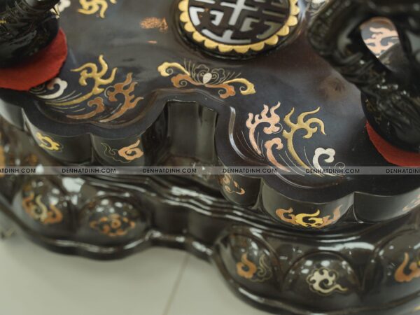 Alternative view of Thất lân đồng đỏ 1m2 khảm tam khí