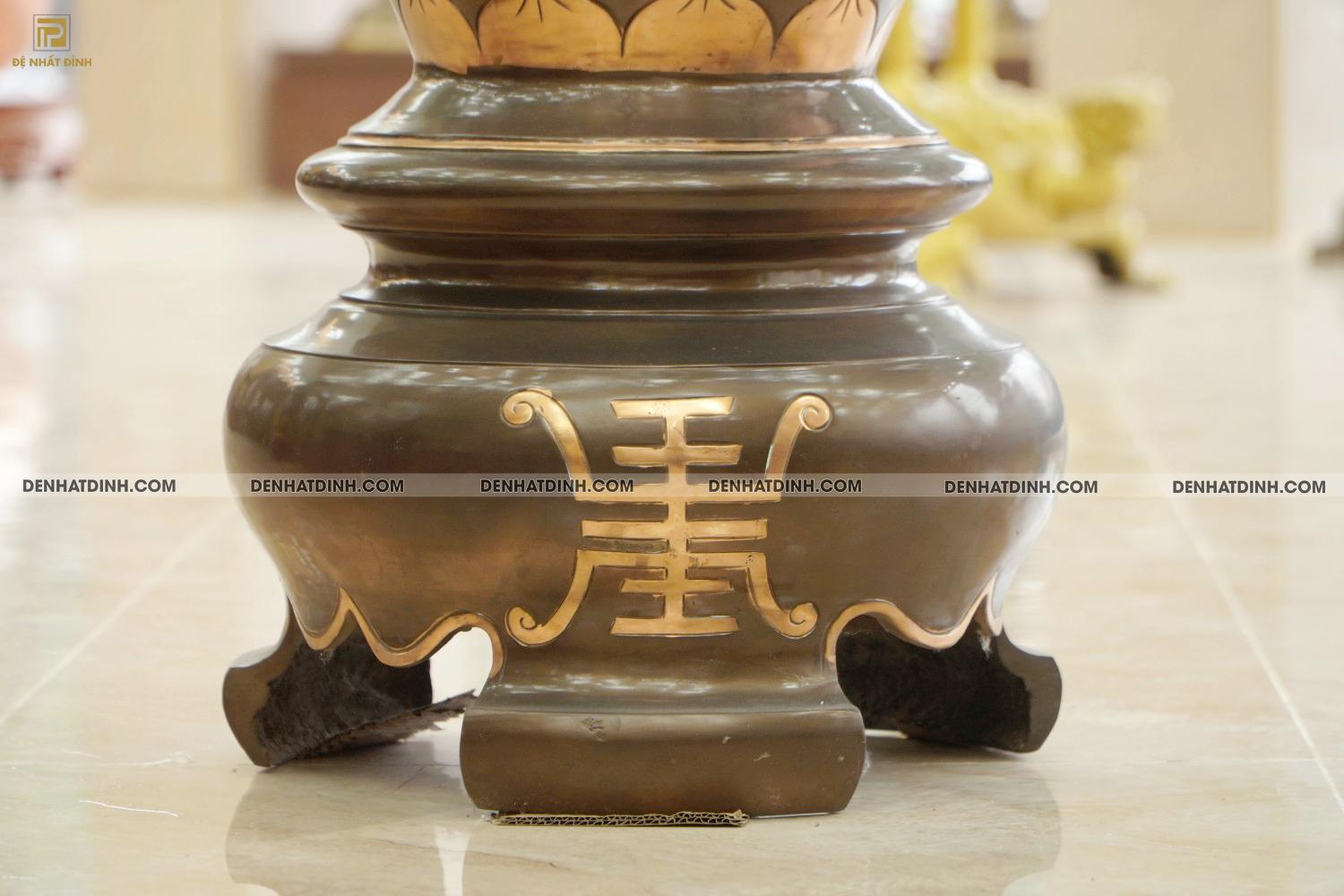 Lục bình đúc tứ linh Long Ly Quy Phụng cao 2m - Ảnh 9