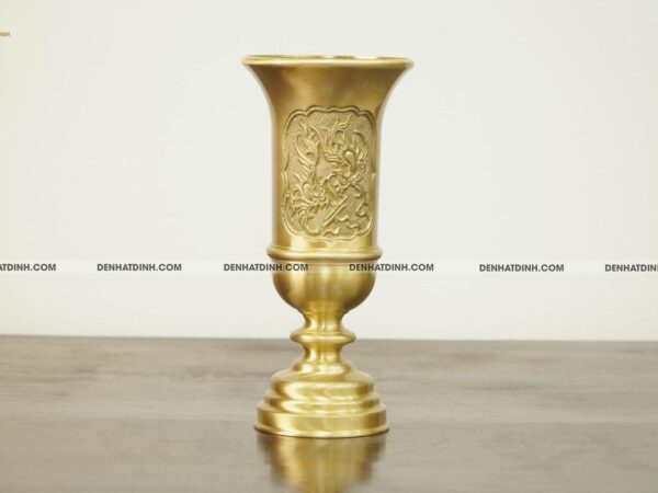 Ống đựng hương cao 30 bằng đồng Catut ( Mẫu mới)