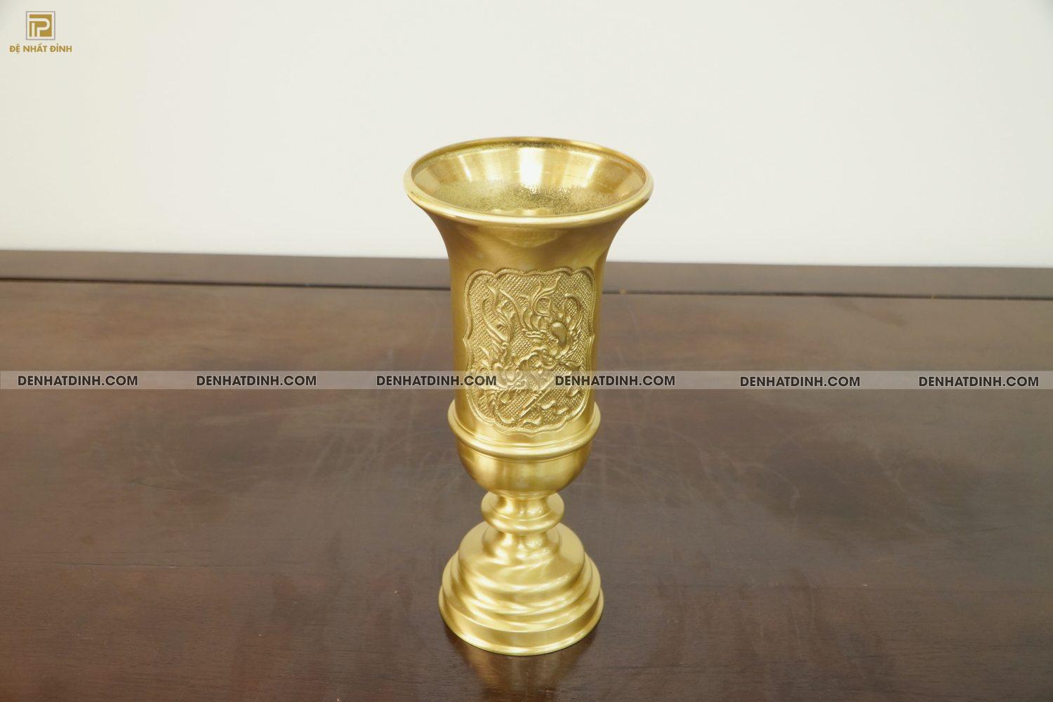 Ống đựng hương cao 30 bằng đồng Catut ( Mẫu mới) - Ảnh 2