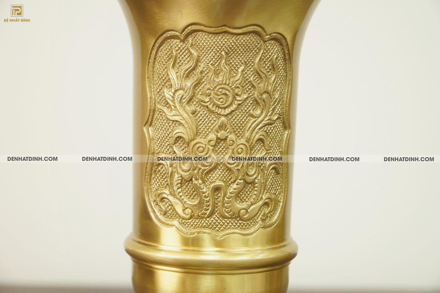 Ống đựng hương cao 30 bằng đồng Catut ( Mẫu mới) - Ảnh 6