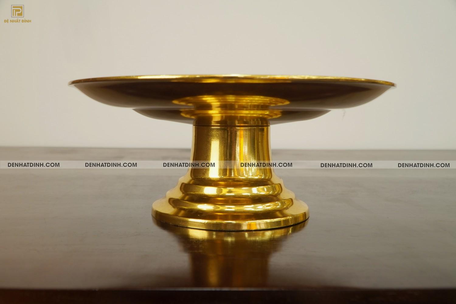 Mâm bồng 35 bằng đồng dát vàng 24K - Ảnh 5