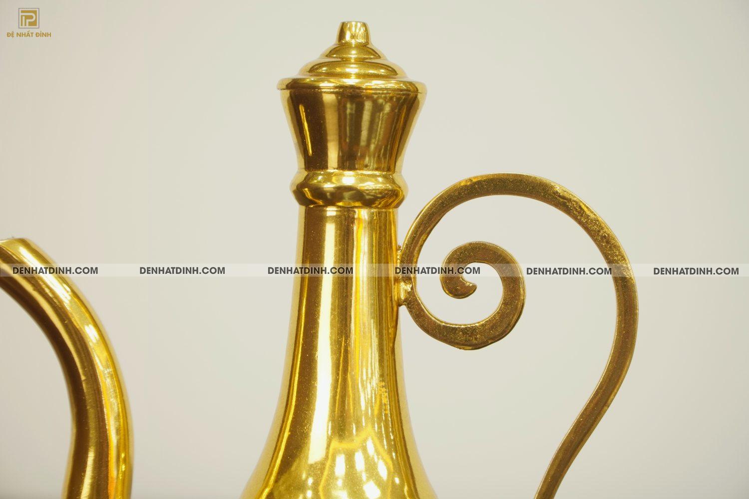 Ấm thờ bằng đồng dát vàng 24K - Ảnh 4