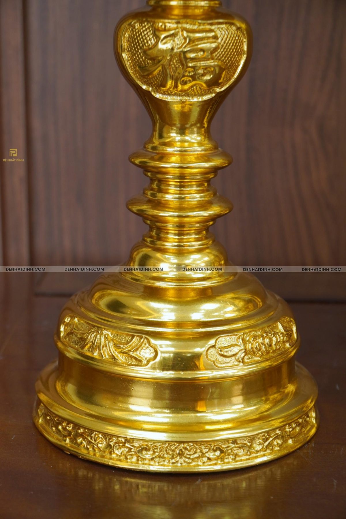 Bộ đỉnh đồng ngũ sự Cuốn Thư 65 nến cổ dát vàng 24K - Ảnh 11