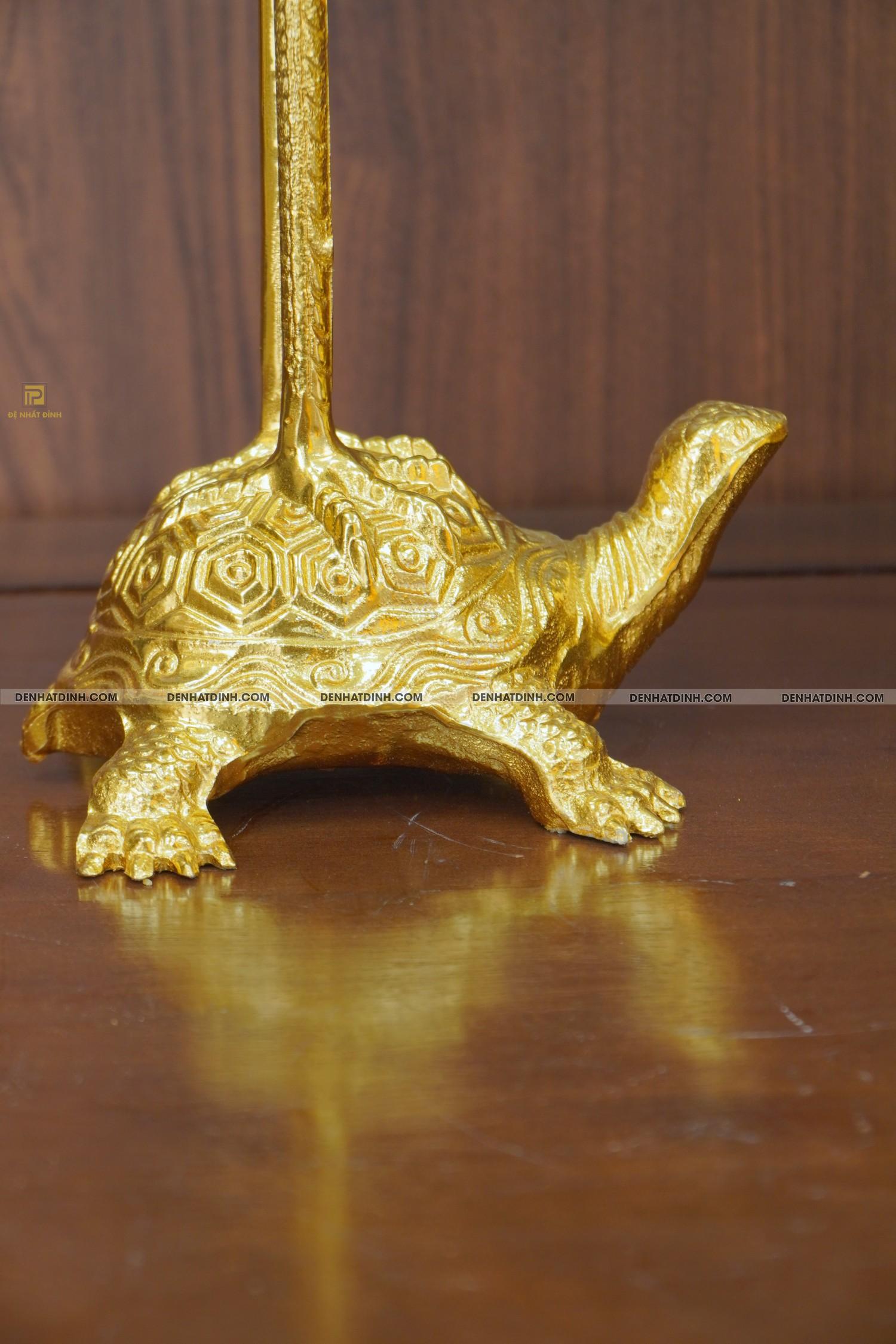 Bộ đỉnh đồng tam sự Cuốn Thư 65 hoa văn dát vàng 24K - Ảnh 12