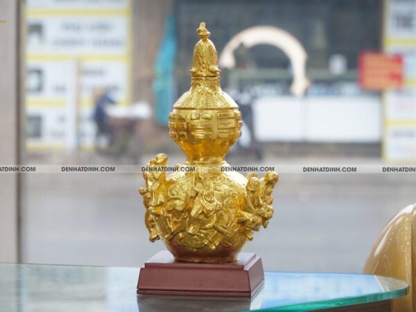 Hồ lô bát tiên dát vàng 24K