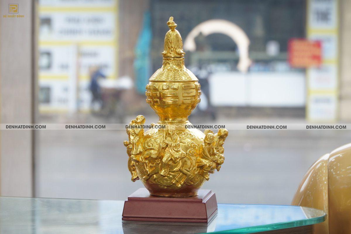Hồ lô bát tiên dát vàng 24K