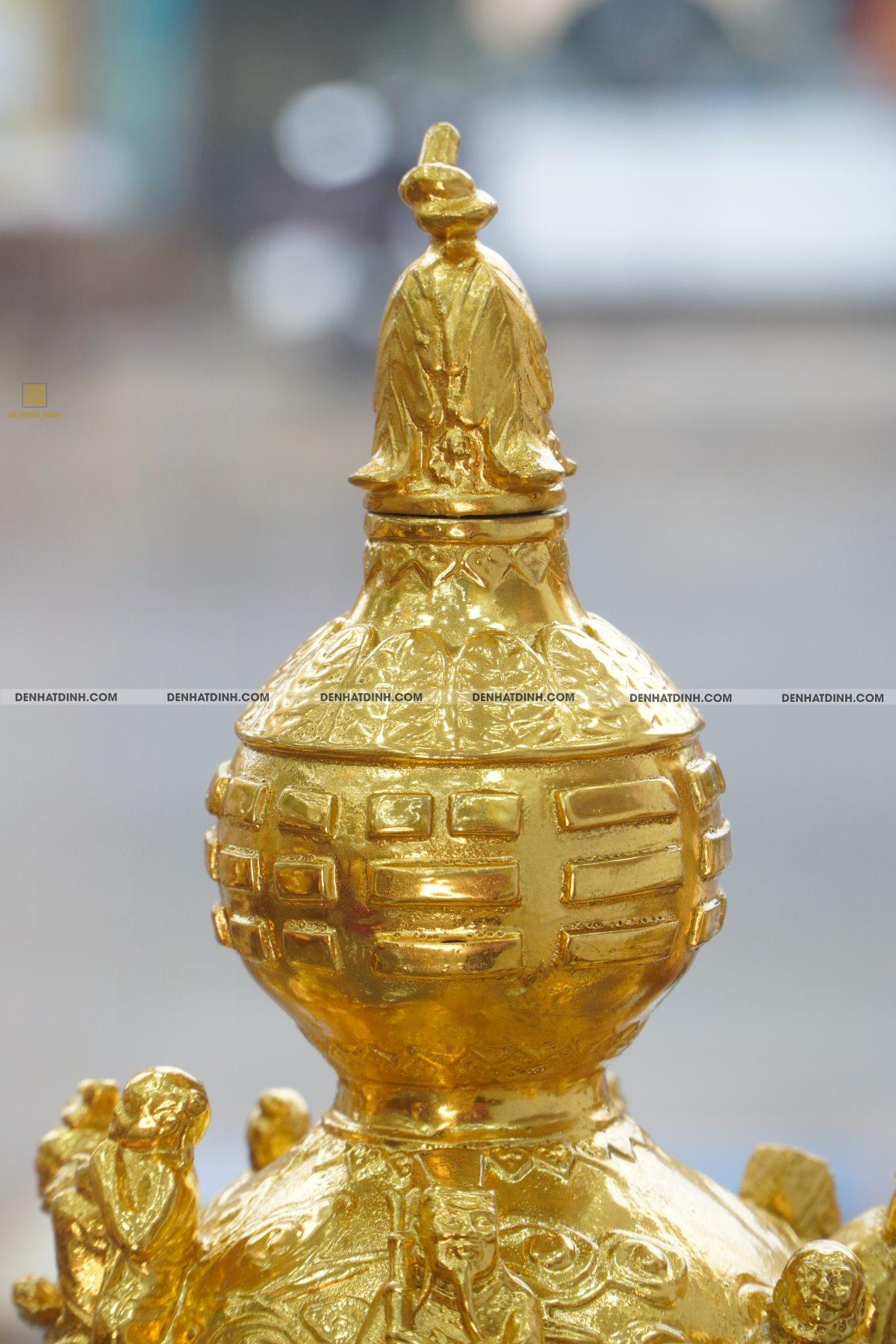 Hồ lô bát tiên dát vàng 24K - Ảnh 2