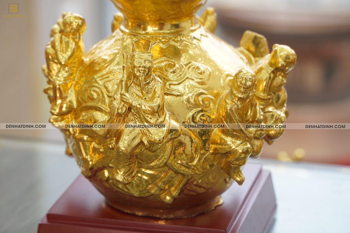 Hồ lô bát tiên dát vàng 24K - Ảnh 3