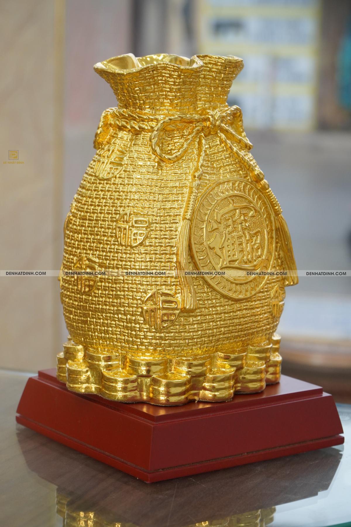 Túi tiền Tài Lộc 20 dát vàng 24K - Ảnh 3