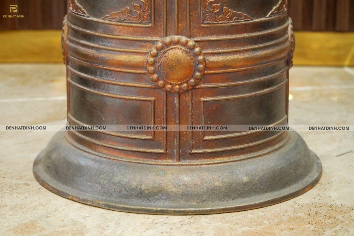 Chuông chùa đồng đỏ nặng 15kg - Ảnh 7