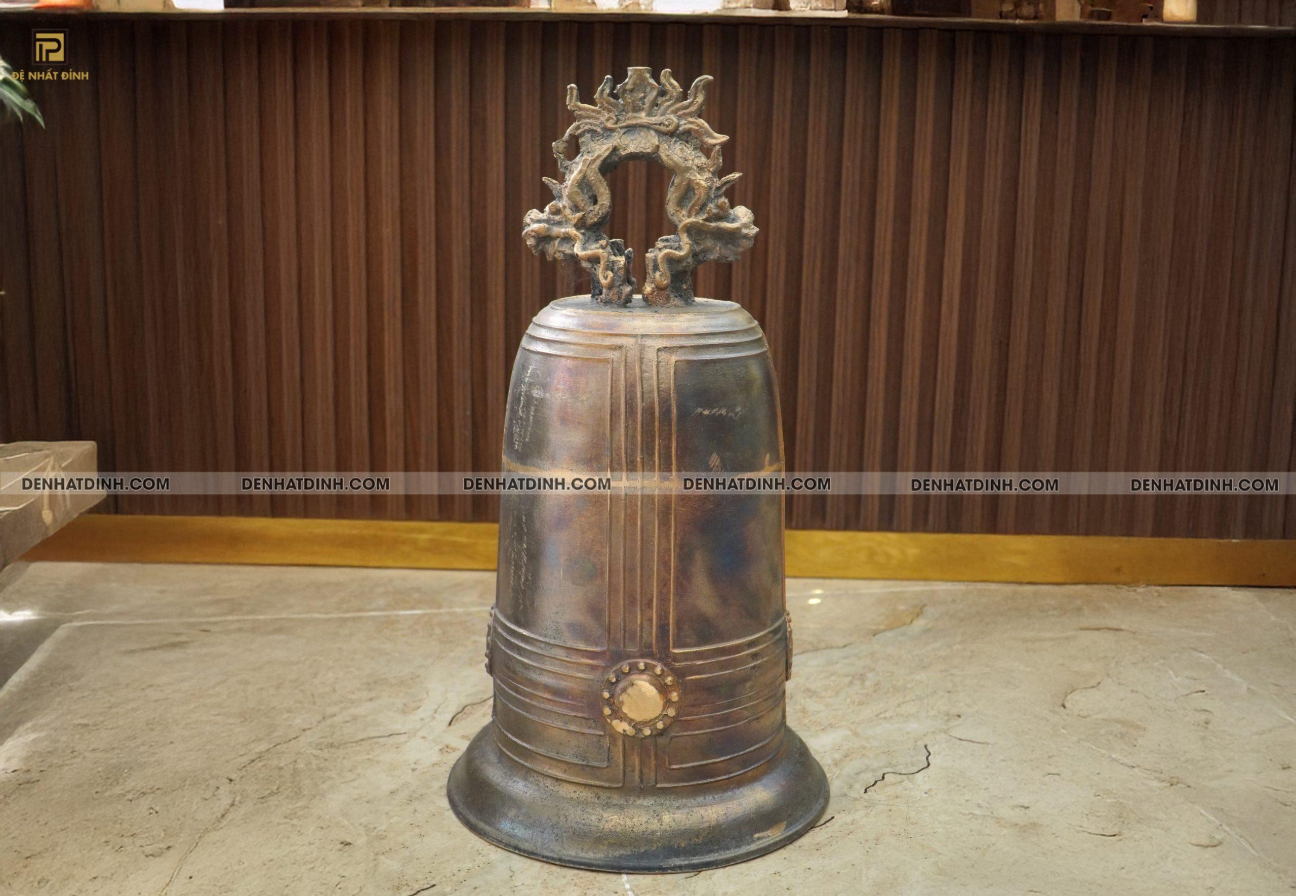 Chuông chùa đồng đỏ nặng 11kg