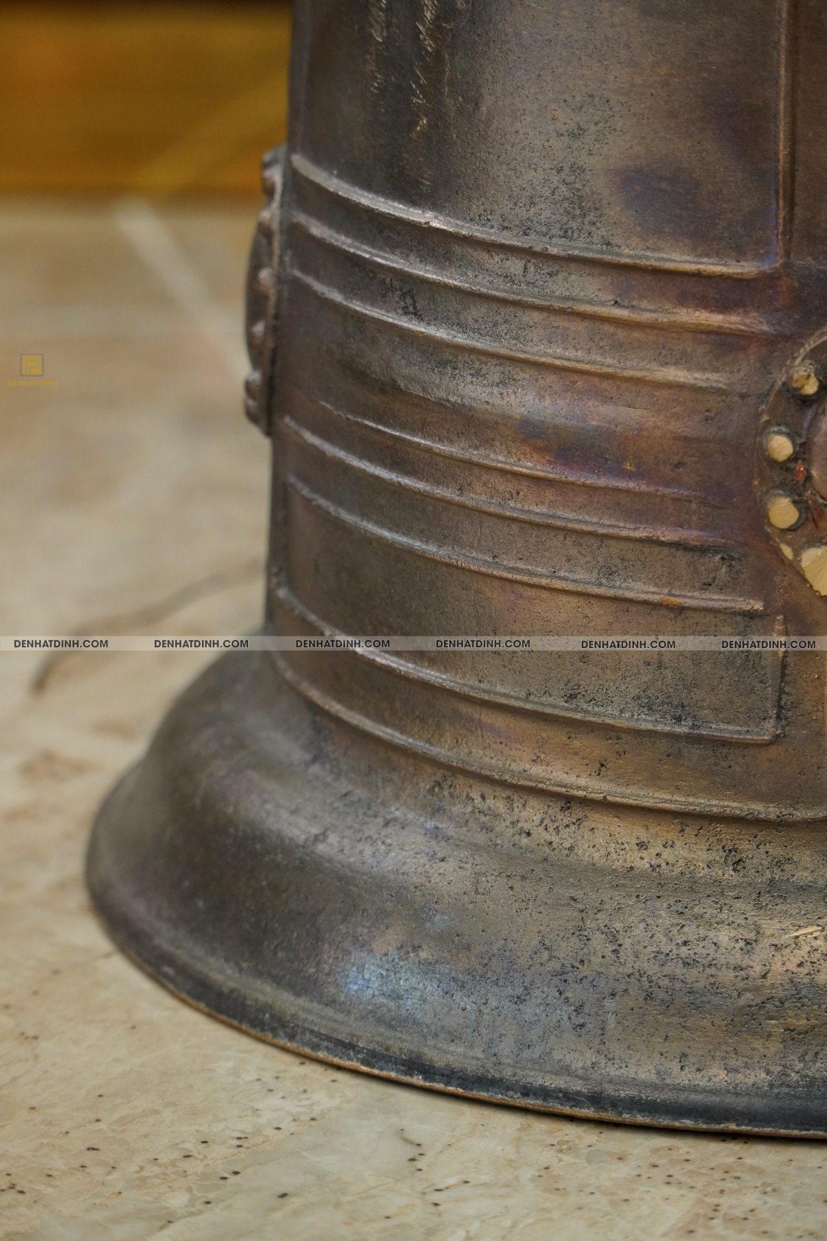 Chuông chùa đồng đỏ nặng 11kg - Ảnh 4