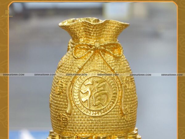 Alternative view of Túi tiền Tài Lộc 20 dát vàng 24K