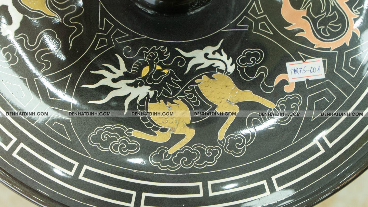 ĐÔI CHÂN NẾN 55 ĐỒNG ĐỎ KHẢM NGŨ SẮC - Ảnh 5