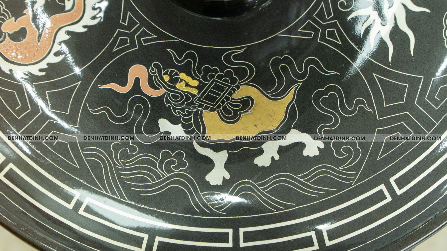 ĐÔI CHÂN NẾN 55 ĐỒNG ĐỎ KHẢM NGŨ SẮC - Ảnh 6