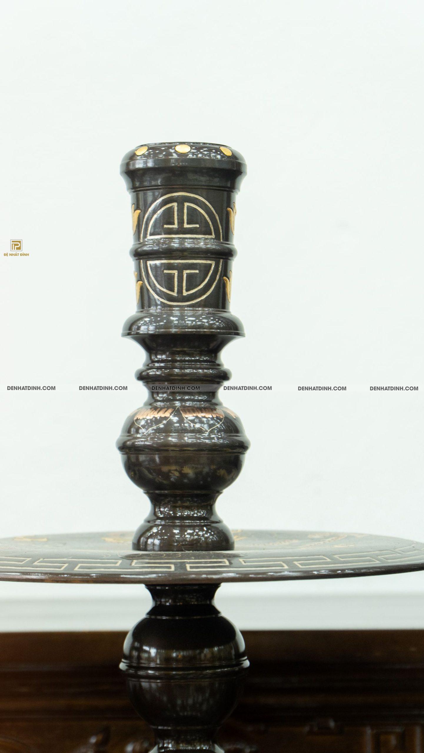 Đôi chân nến 48 khảm tam khí - Ảnh 5