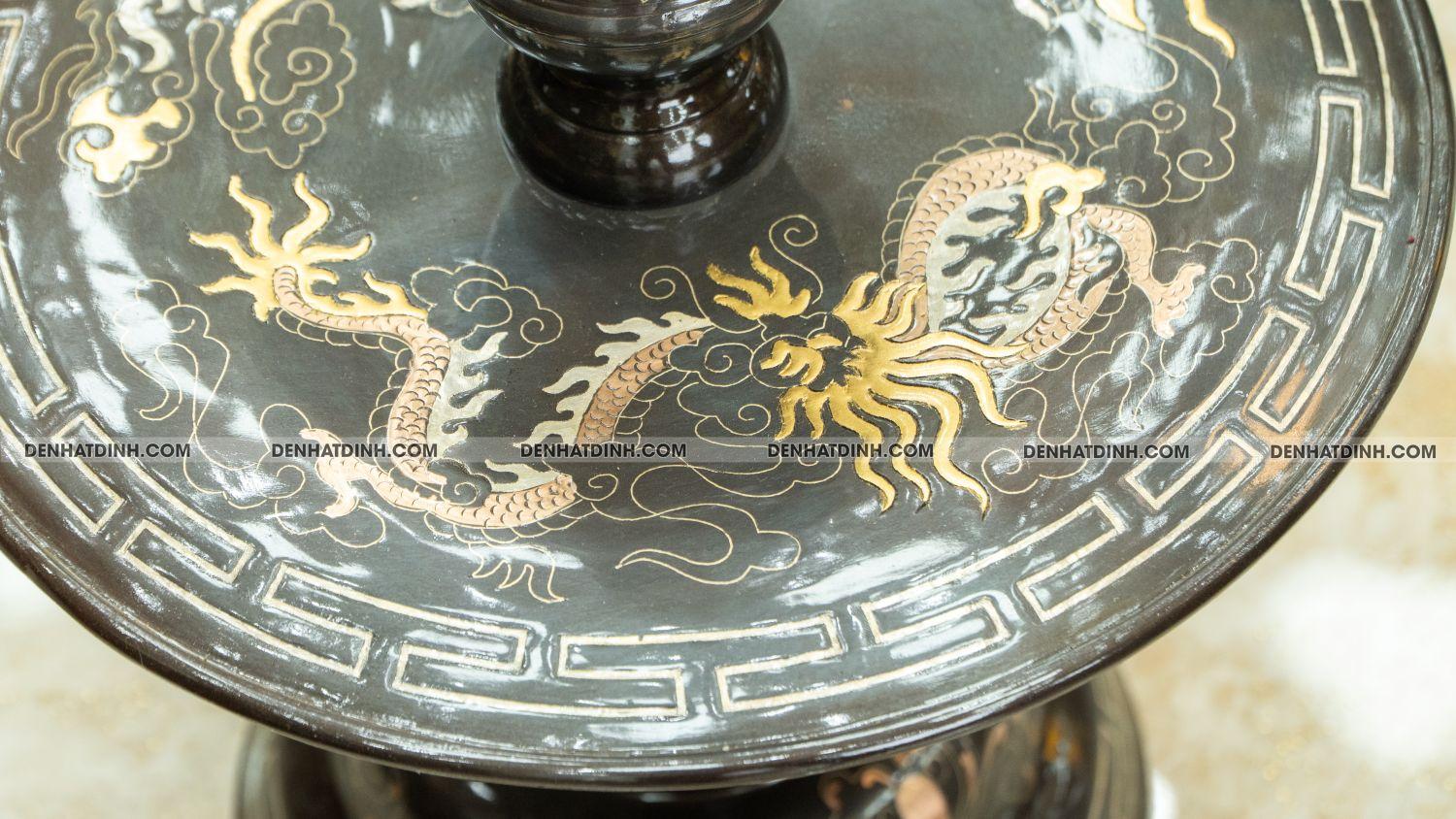 Đôi chân nến 48 khảm tam khí - Ảnh 7