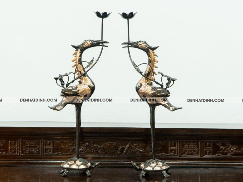 Đôi hạc 65 đồng đỏ cạo