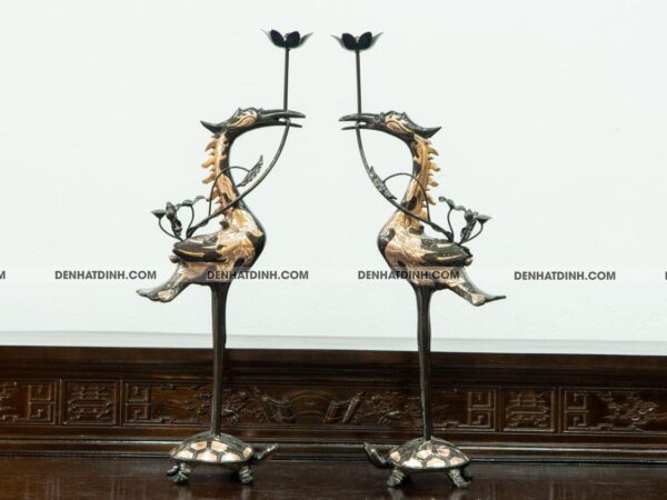 Alternative view of Đôi hạc 65 đồng đỏ cạo