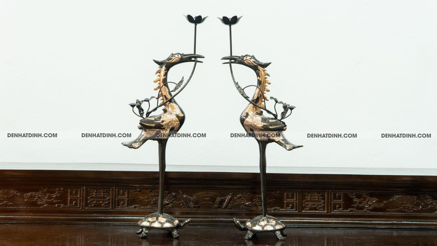 Đôi hạc 65 đồng đỏ cạo - Ảnh 2