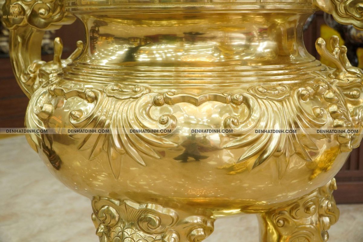 Đỉnh đồng hoa sòi catut cao 1m3 - Ảnh 4