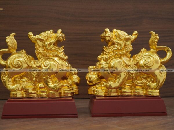 Đôi tỳ hưu chân quỳ dát vàng