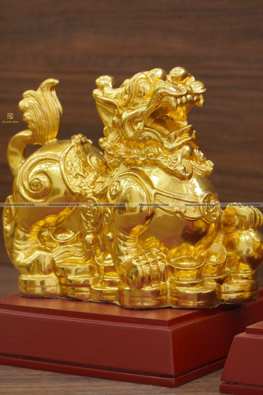 Đôi tỳ hưu chân quỳ dát vàng - Hình ảnh 2