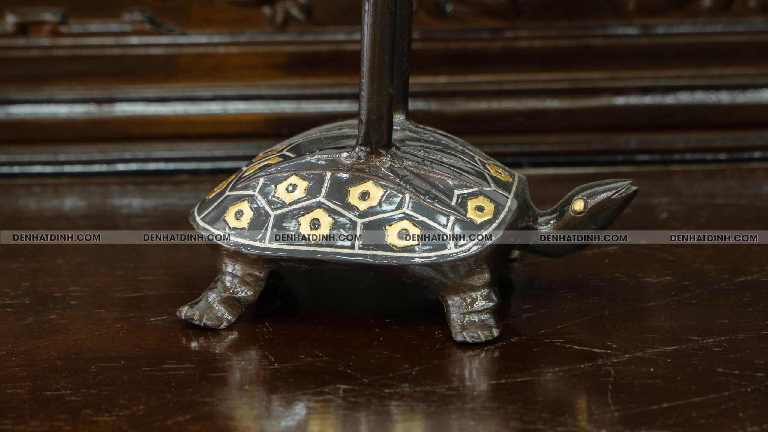 Đôi hạc đồng đỏ 65 khảm tam khí - Ảnh 8