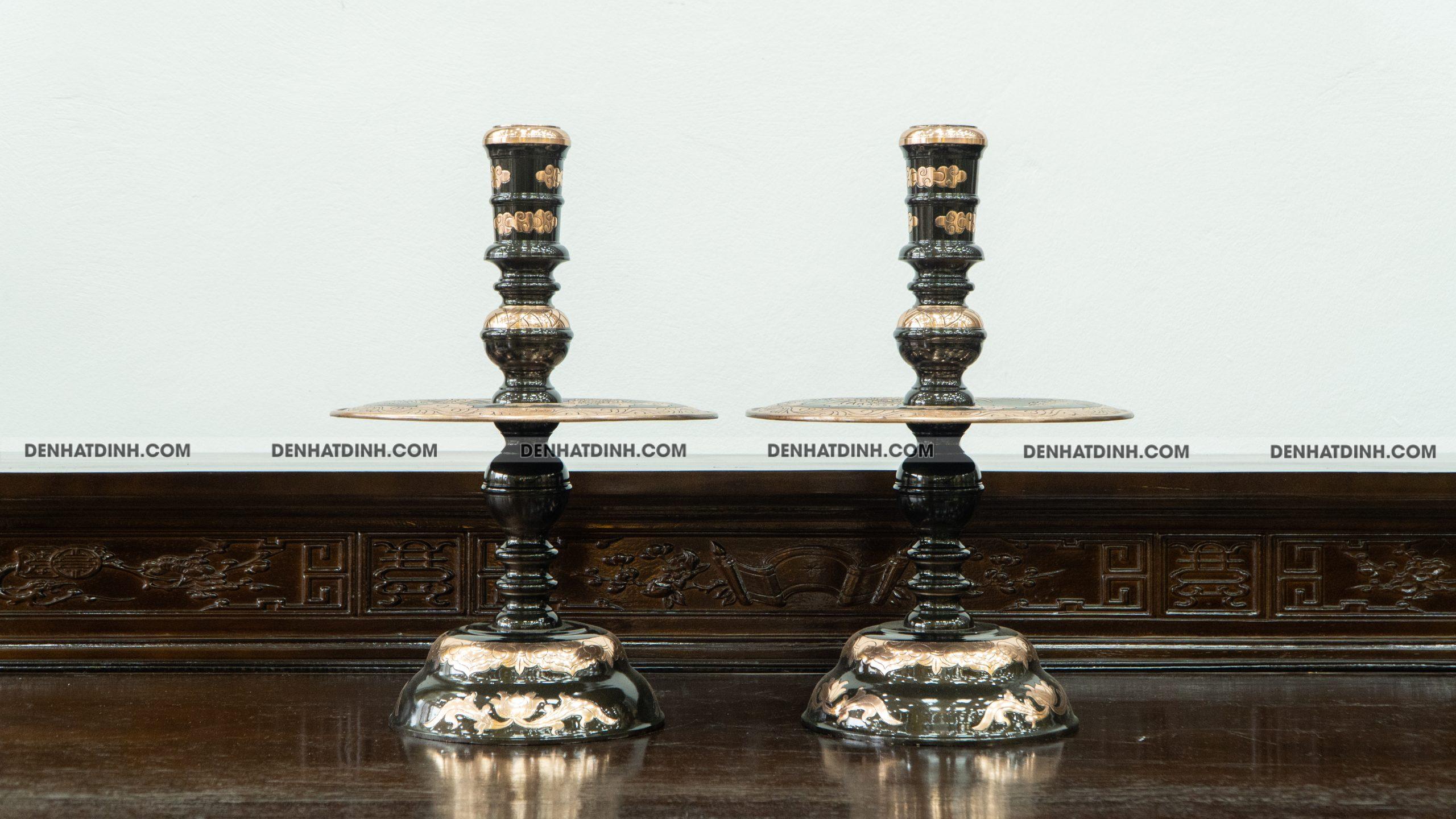 Đôi Nến 48 đồng đỏ cạo