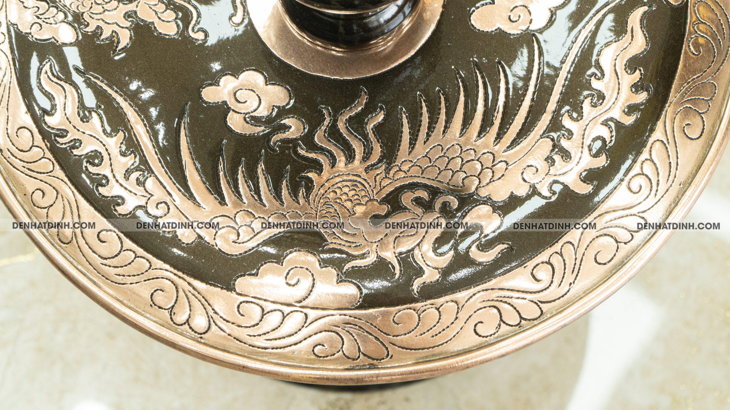 Đôi Nến 48 đồng đỏ cạo - Ảnh 3