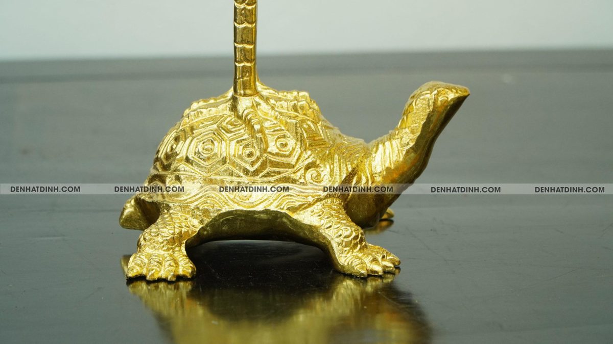 Bộ đỉnh đồng tam sự hạc Phụng Gia Tiên nắp thọ 66cm dát vàng toàn bộ - Ảnh 9