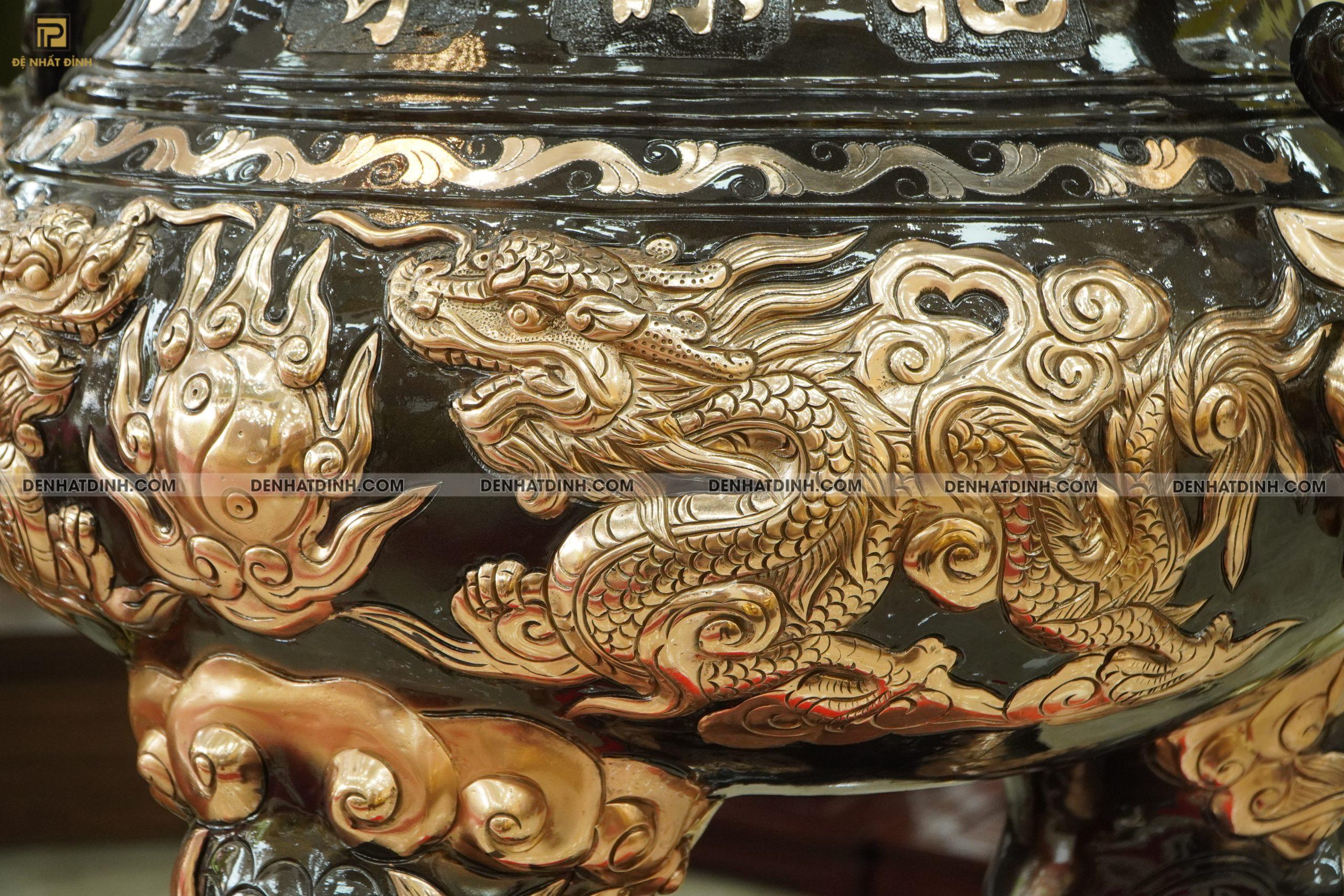 Đỉnh rồng 1m4 đồng đỏ cạo - 001 - Ảnh 6