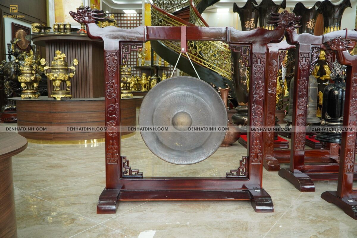Chiêng đồng đường kính 60cm có giá đỡ