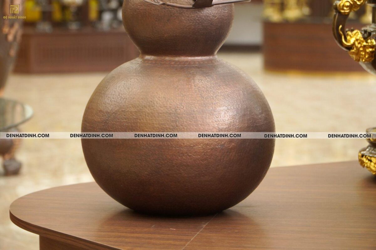 Hồ lô bằng đồng cao 60cm - Ảnh 6