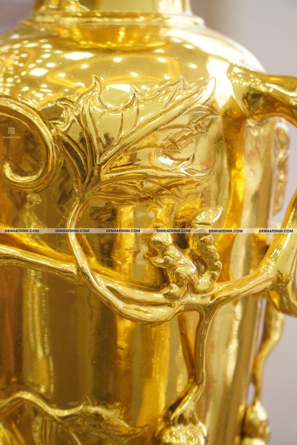 Lọ nho 50 bằng đồng dát vàng 24K - Ảnh 7