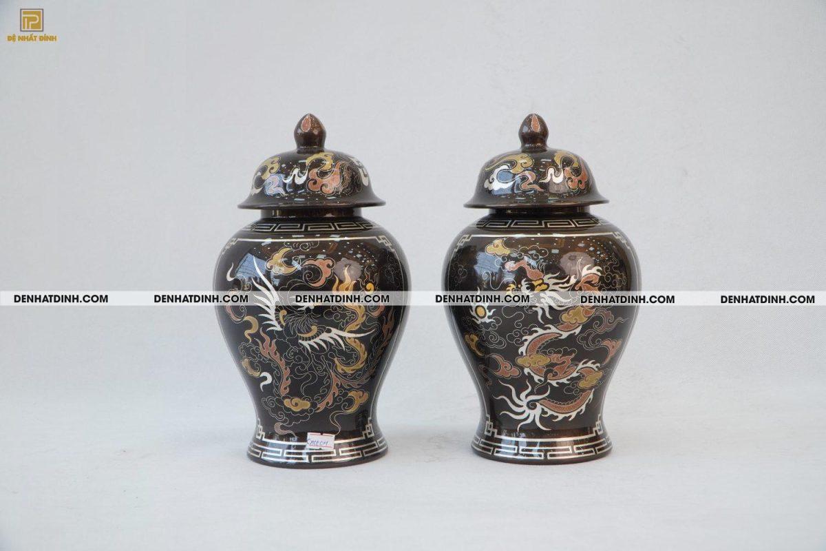 Chóe 28 bằng đồng khảm ngũ sắc