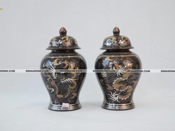 Chóe 28 bằng đồng khảm ngũ sắc