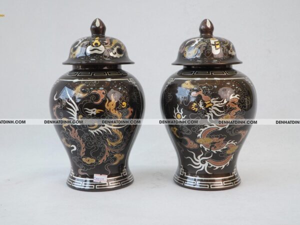 Alternative view of Chóe 28 bằng đồng khảm ngũ sắc