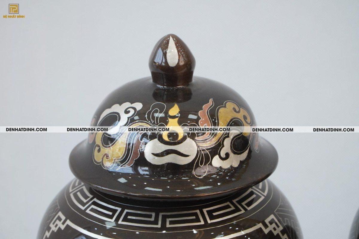 Chóe 28 bằng đồng khảm ngũ sắc - Ảnh 4