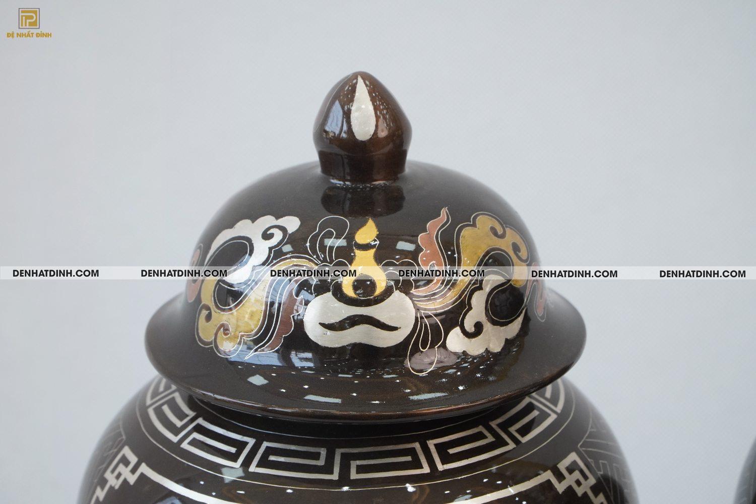 Chóe 28 bằng đồng khảm ngũ sắc - Ảnh 4