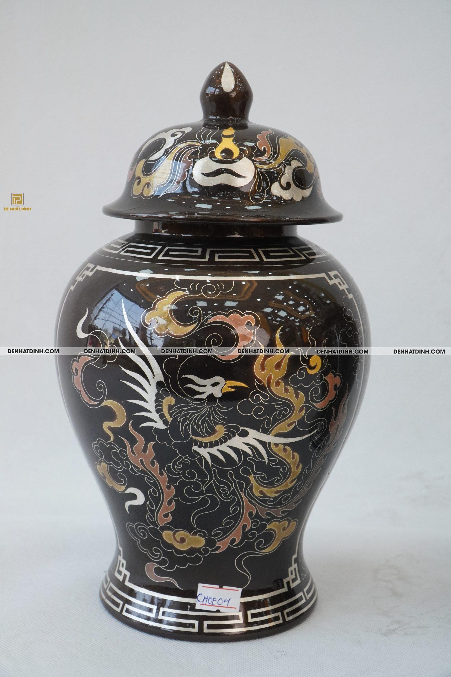 Chóe 28 bằng đồng khảm ngũ sắc - Ảnh 7