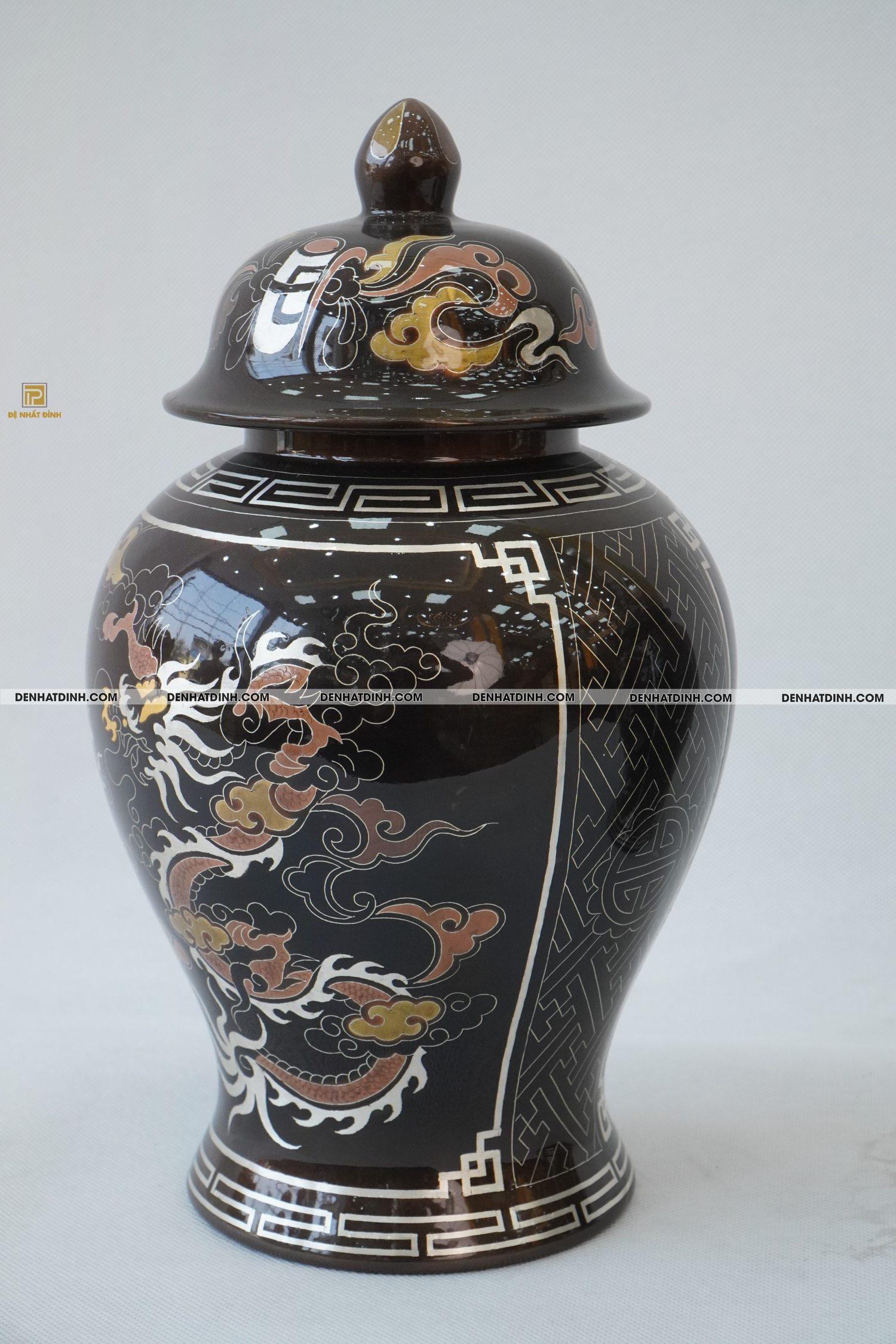 Chóe 28 bằng đồng khảm ngũ sắc - Ảnh 5