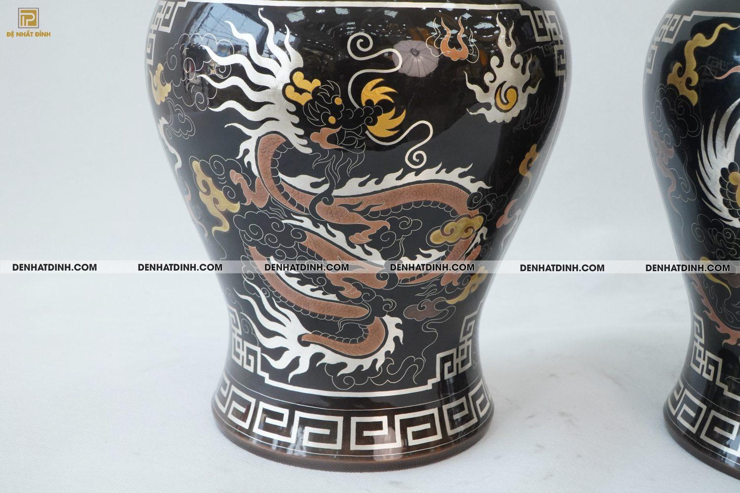 Chóe 38 bằng đồng đỏ khảm ngũ sắc - Ảnh 8