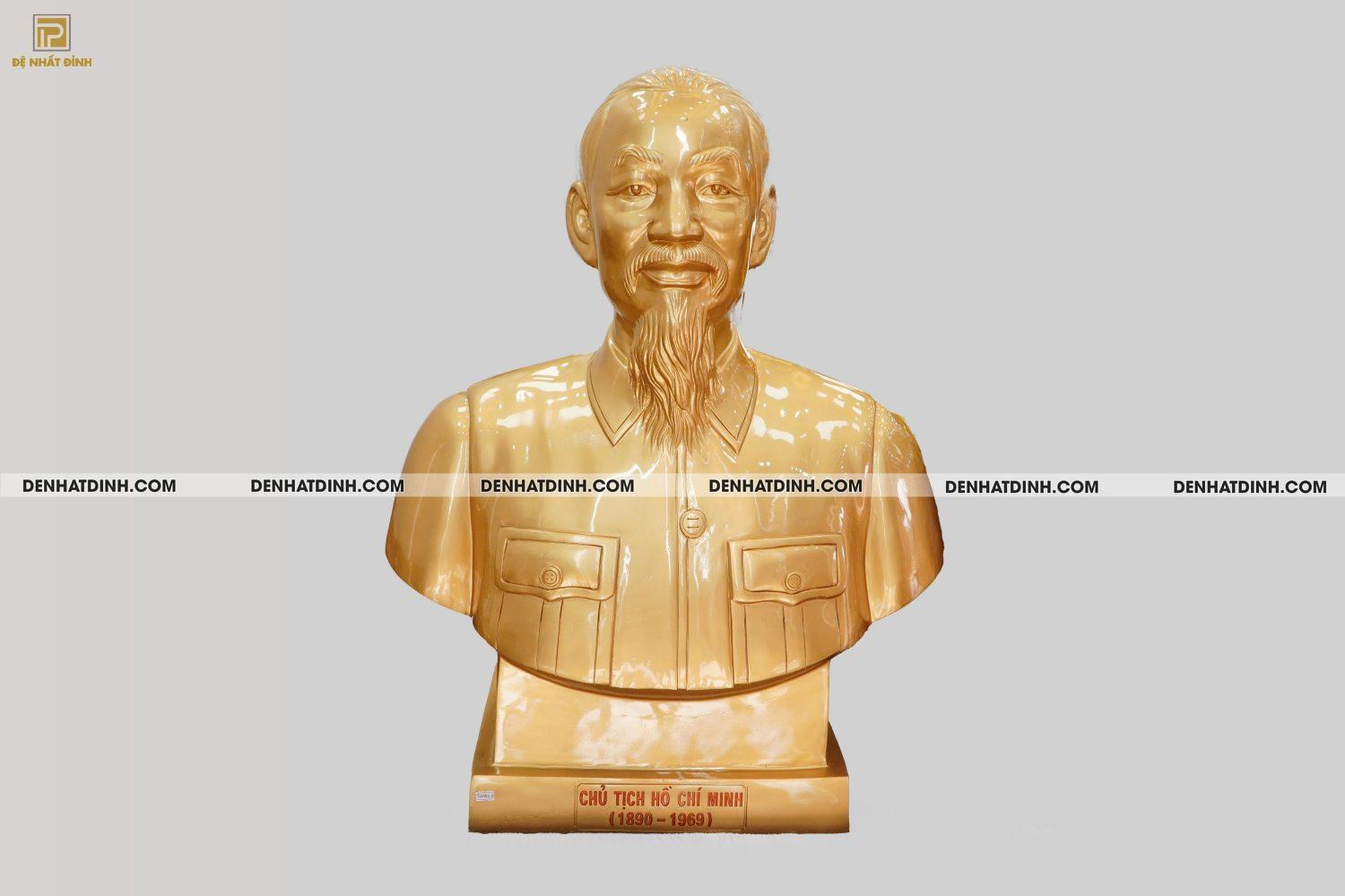 Tượng Bác Hồ bằng đồng 90cm 94kg